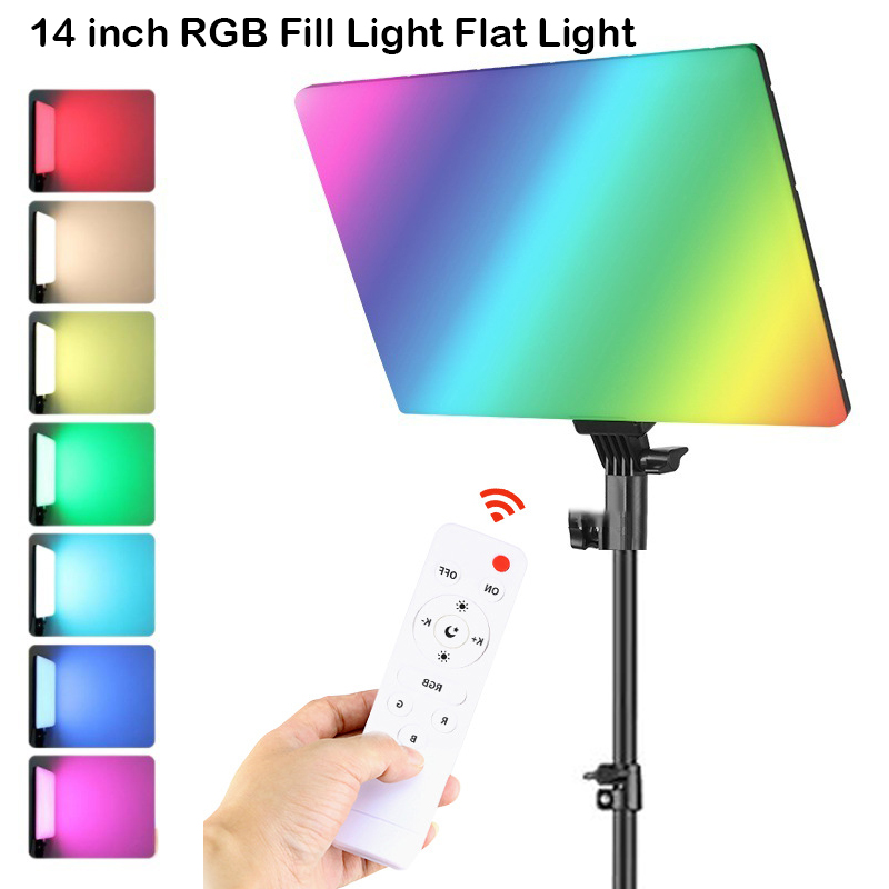 Led Light Panel Stream - RGB 14-calowa lampa wideo LED ze