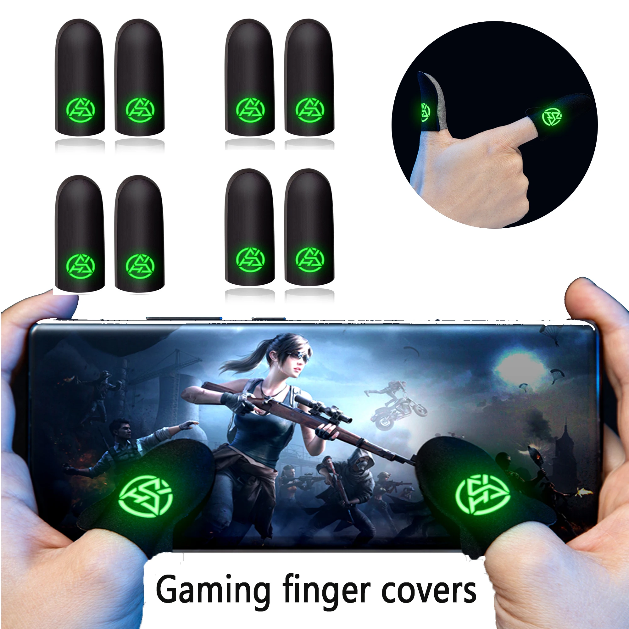 Esports Gaming Gloves - 6 szt. Rękawiczki na palce do