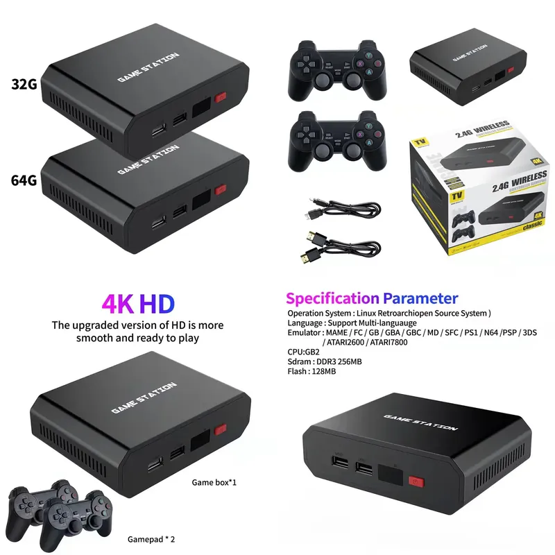 Video Gaming & Esports Usd Acc - Konsola do gier wideo M8plus HD,