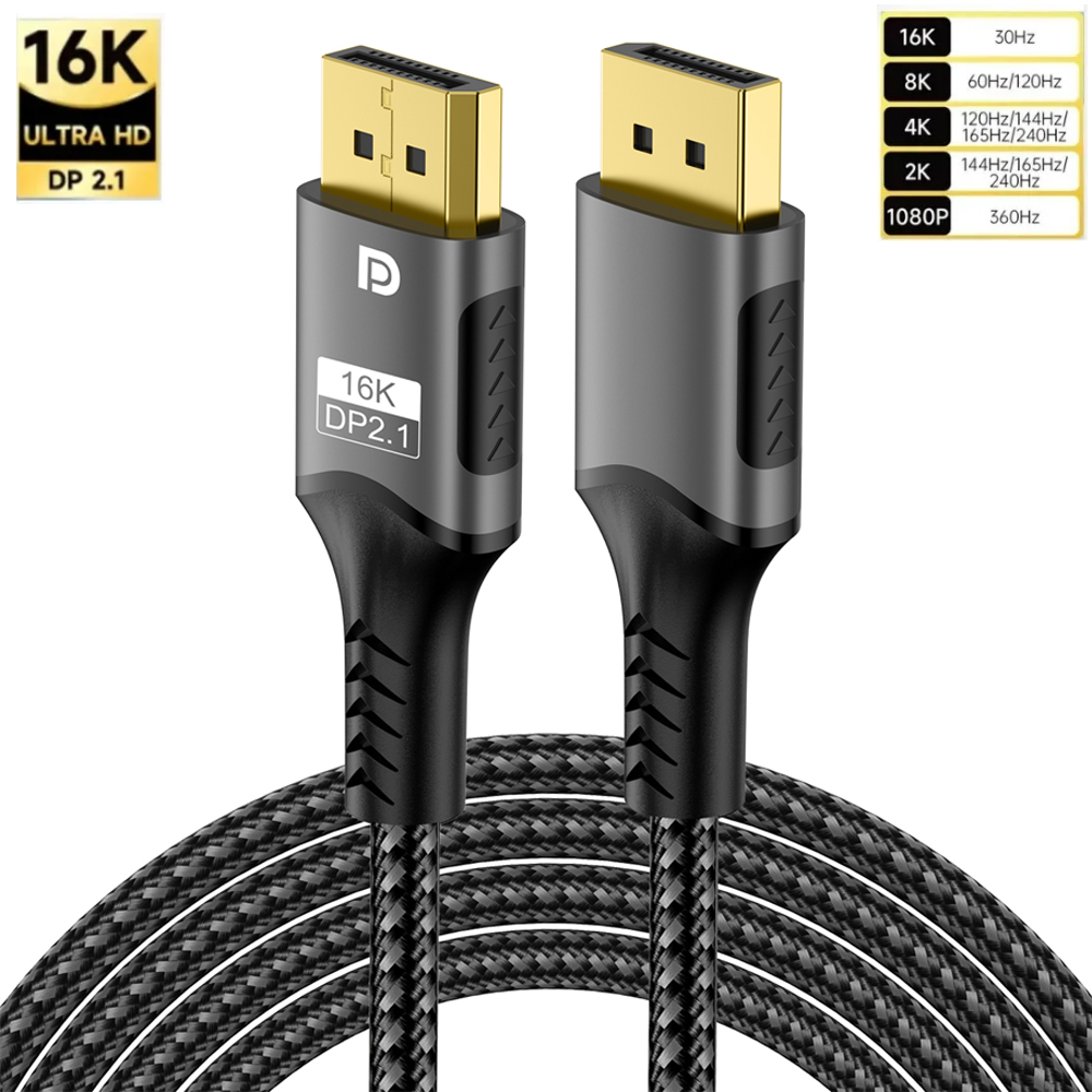 Gaming Speaker 2.1 - Kabel Display Port 2.1 DP2.1 80