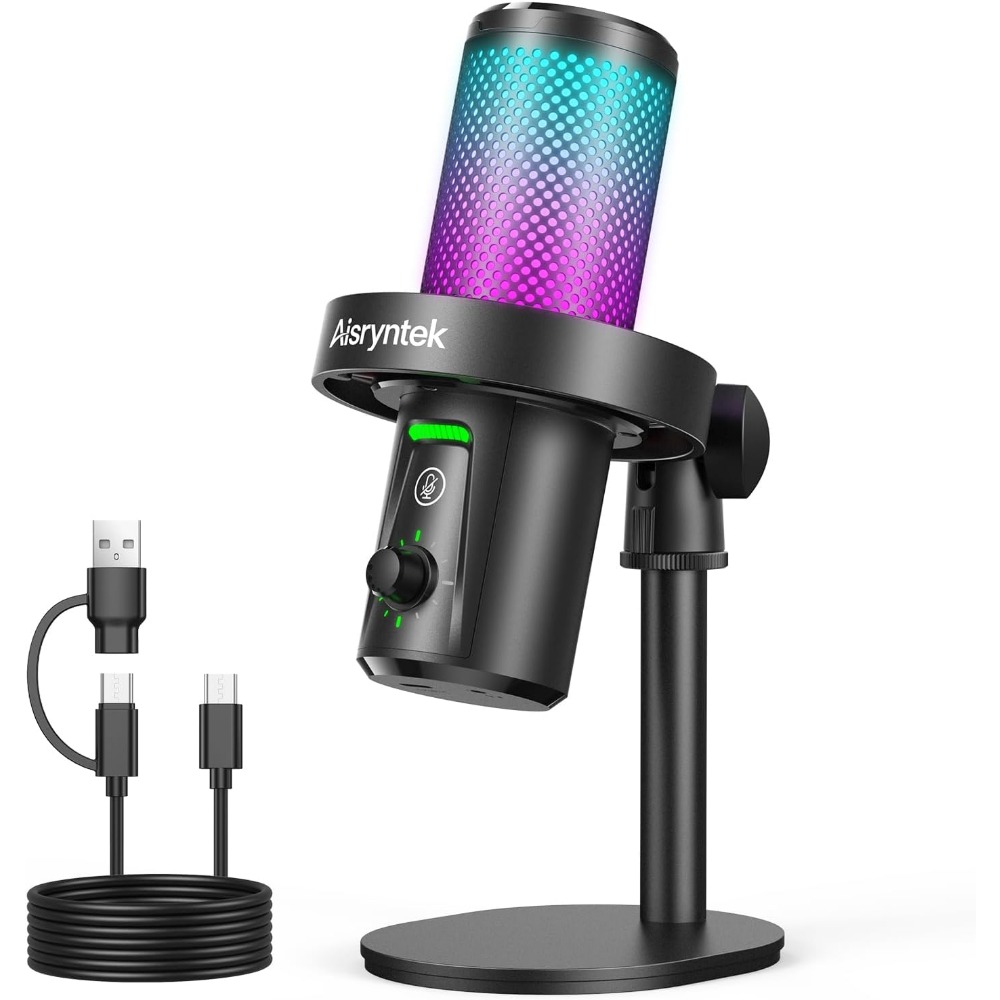 Streaming Mic Condenser - Kardioidalny mikrofon pojemnościowy 96kHz/24-bit do gier