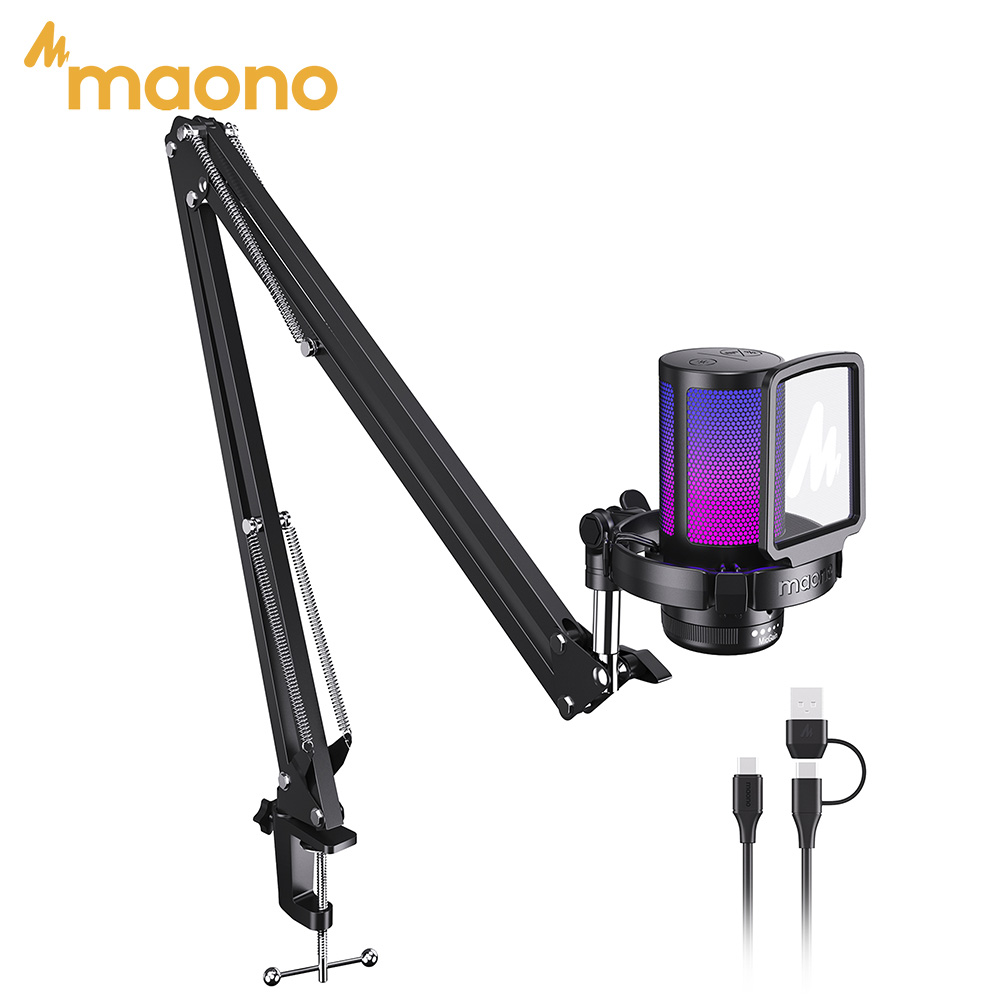 Streaming Mic Condenser - MAONO DGM20S Gamingowy Mikrofon USB Pojemnościowy