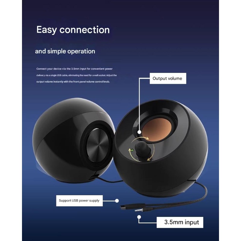 Kreatywny głośnik Pebble Subwo – Gaming Speaker 2.1 recenzja i cena
