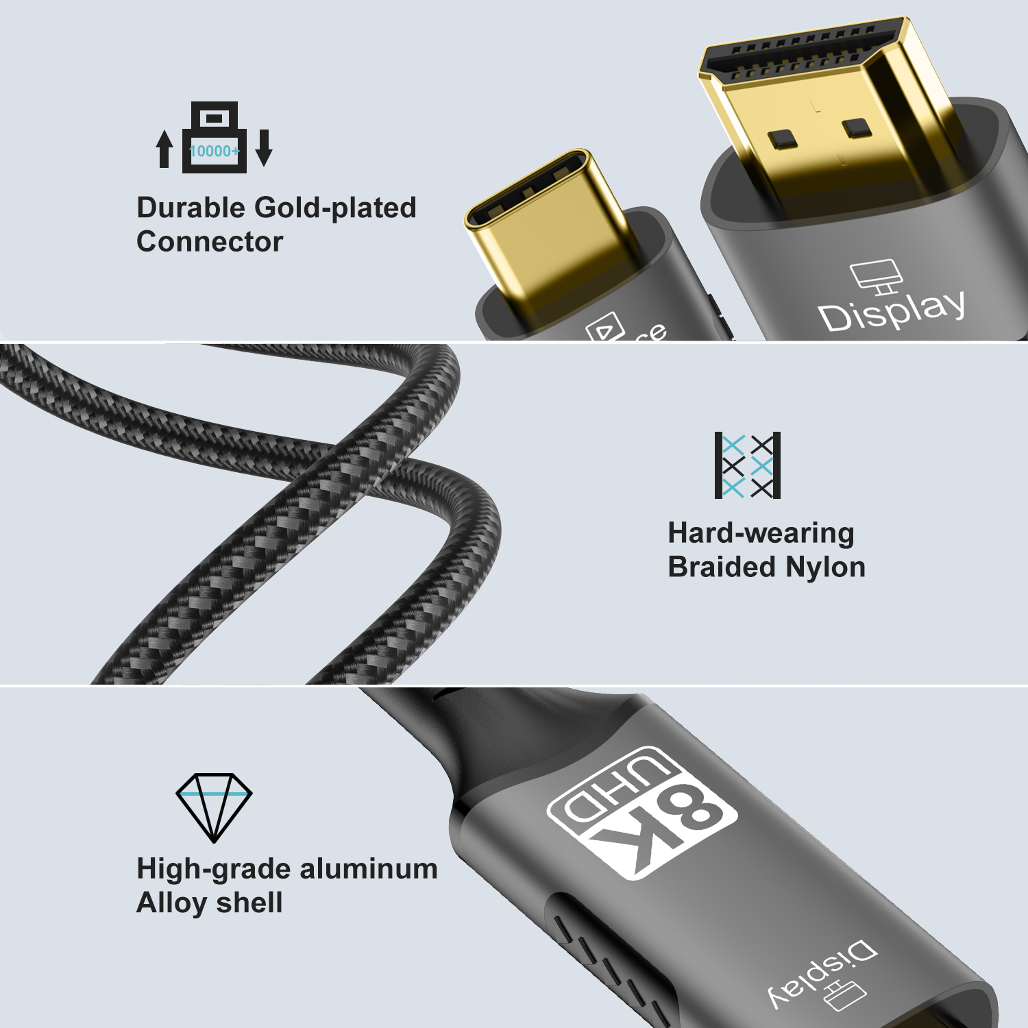 Kabel 8K Type C do HDMI 2.1 32 – Gaming Speaker 2.1 recenzja i cena