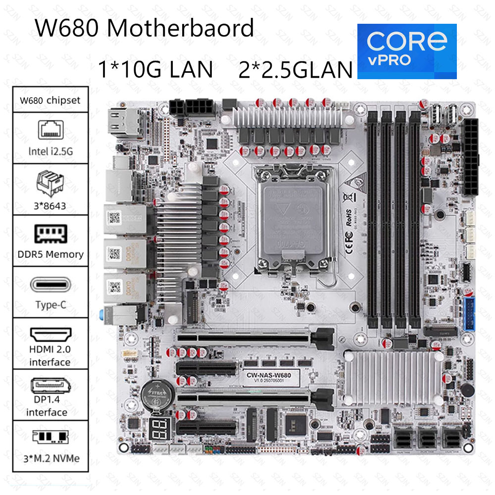 Płyta główna CWWK W680 AIO Nas – Gaming Speaker 2.1 recenzja i cena