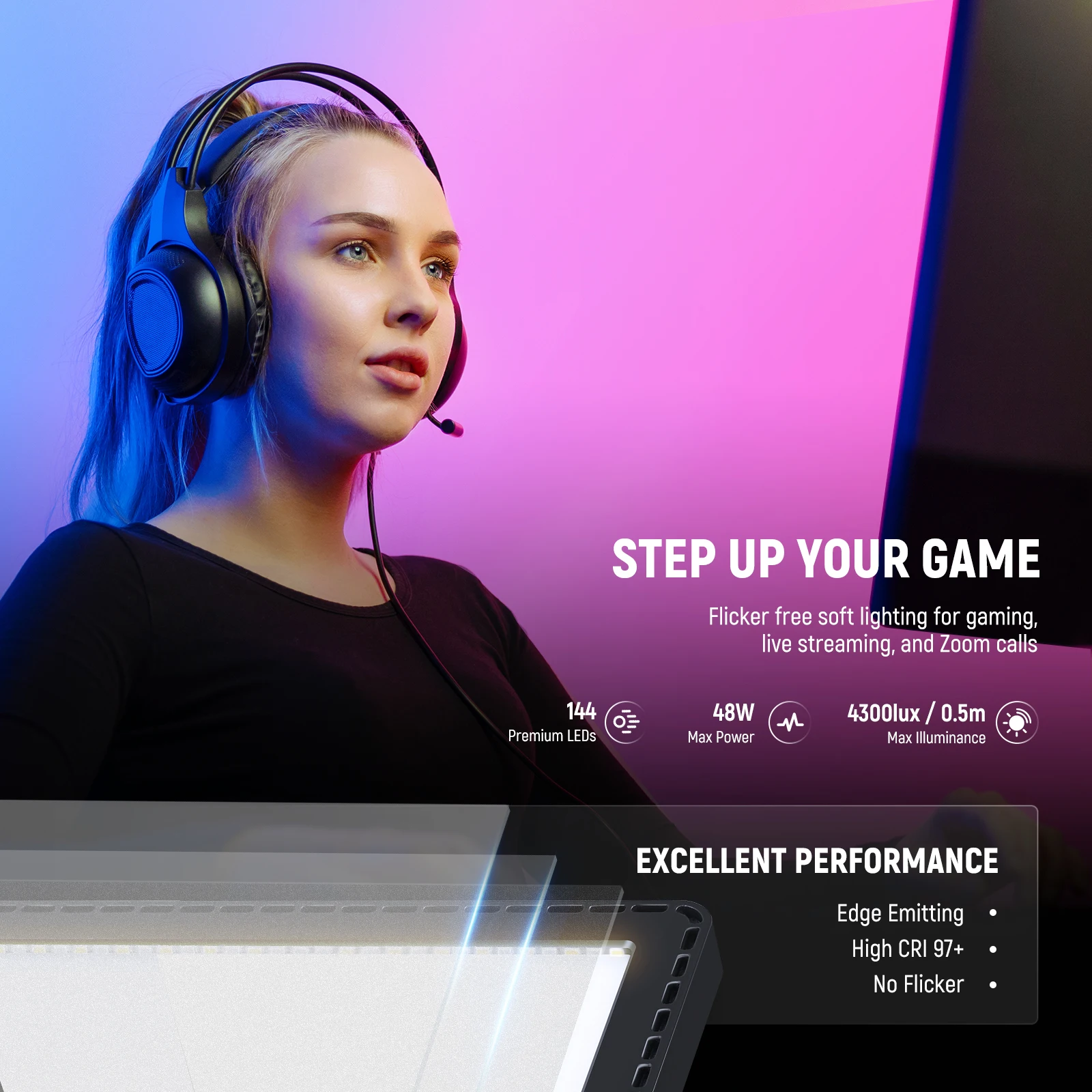 NEEWER GL1C RGB 15.5