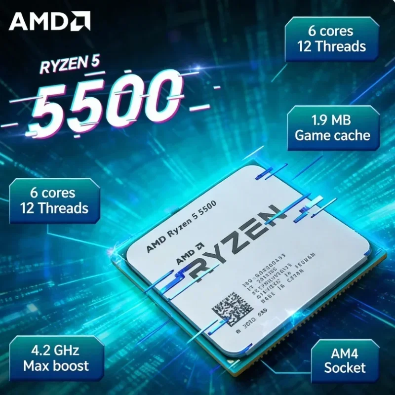 AMD Ryzen 5 5500 E Procesor do – Esports Online Gaming recenzja i cena